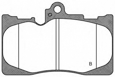 OPEN PARTS bpa118002 -  Комплект тормозных колодок, дисковый тормоз